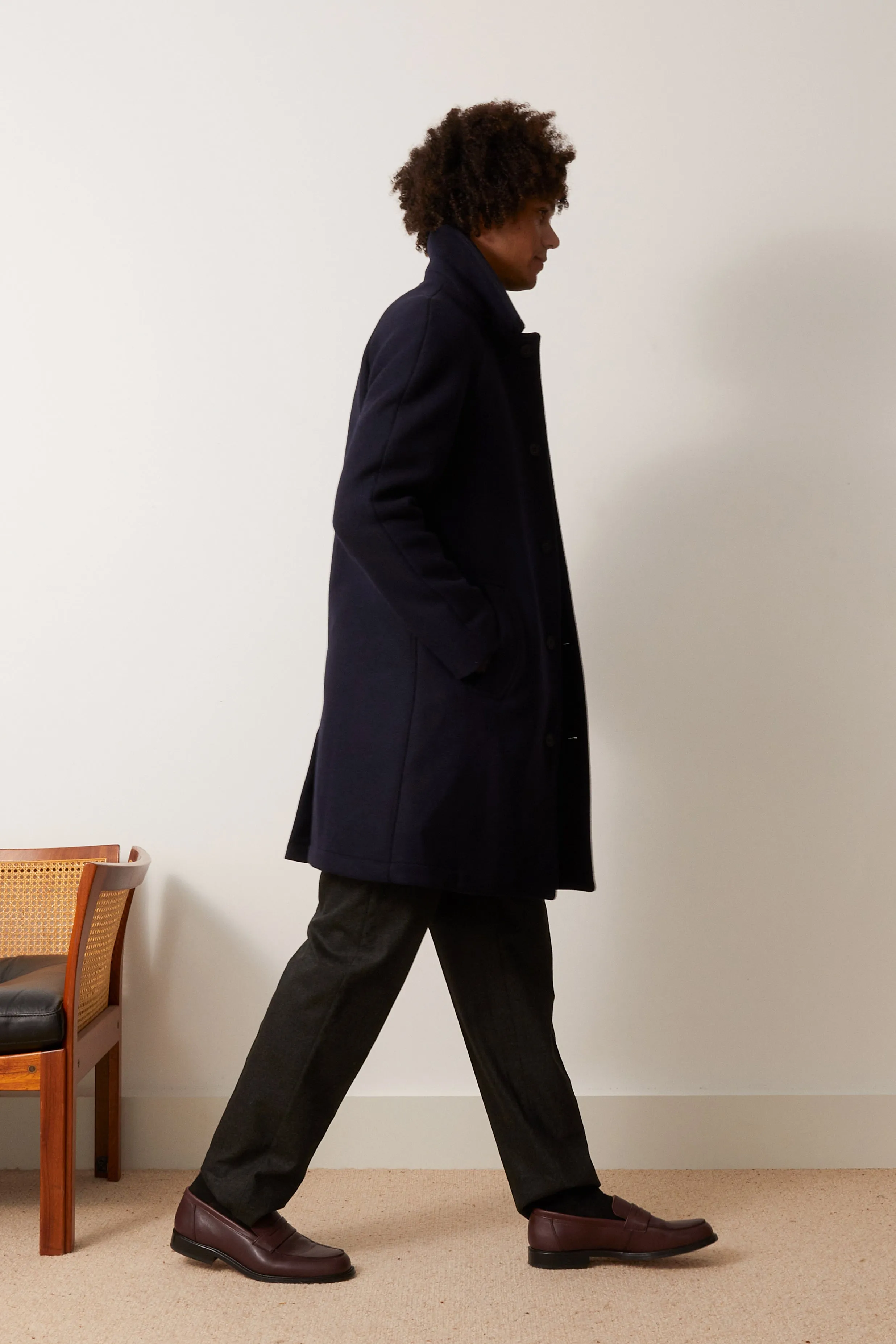 Bolsano coat in navy