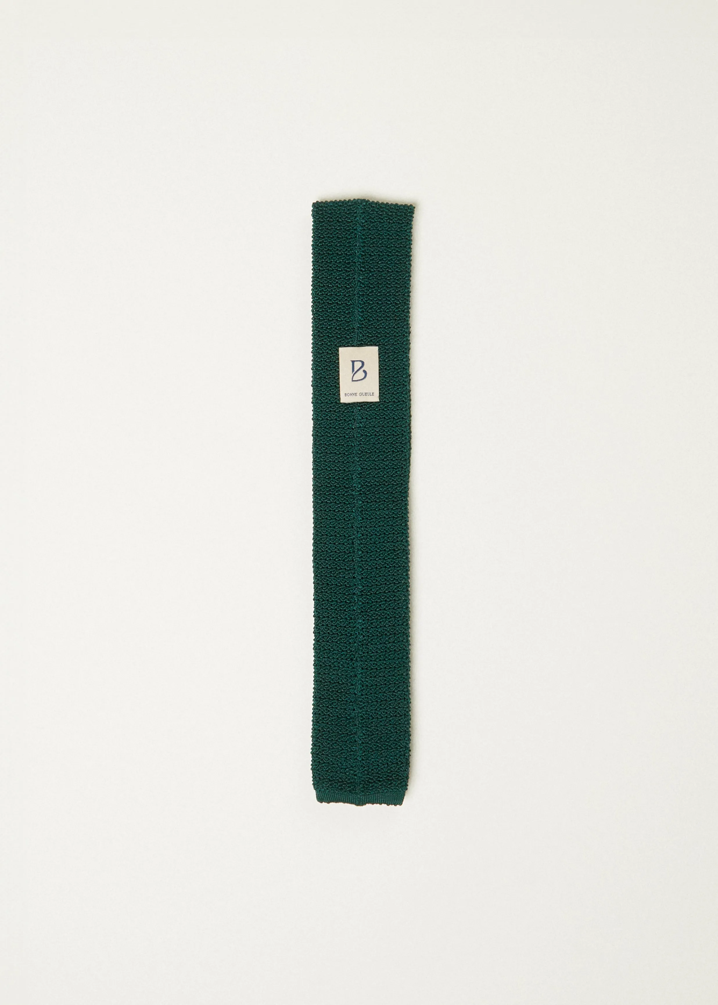 Crispy tie in fir green 