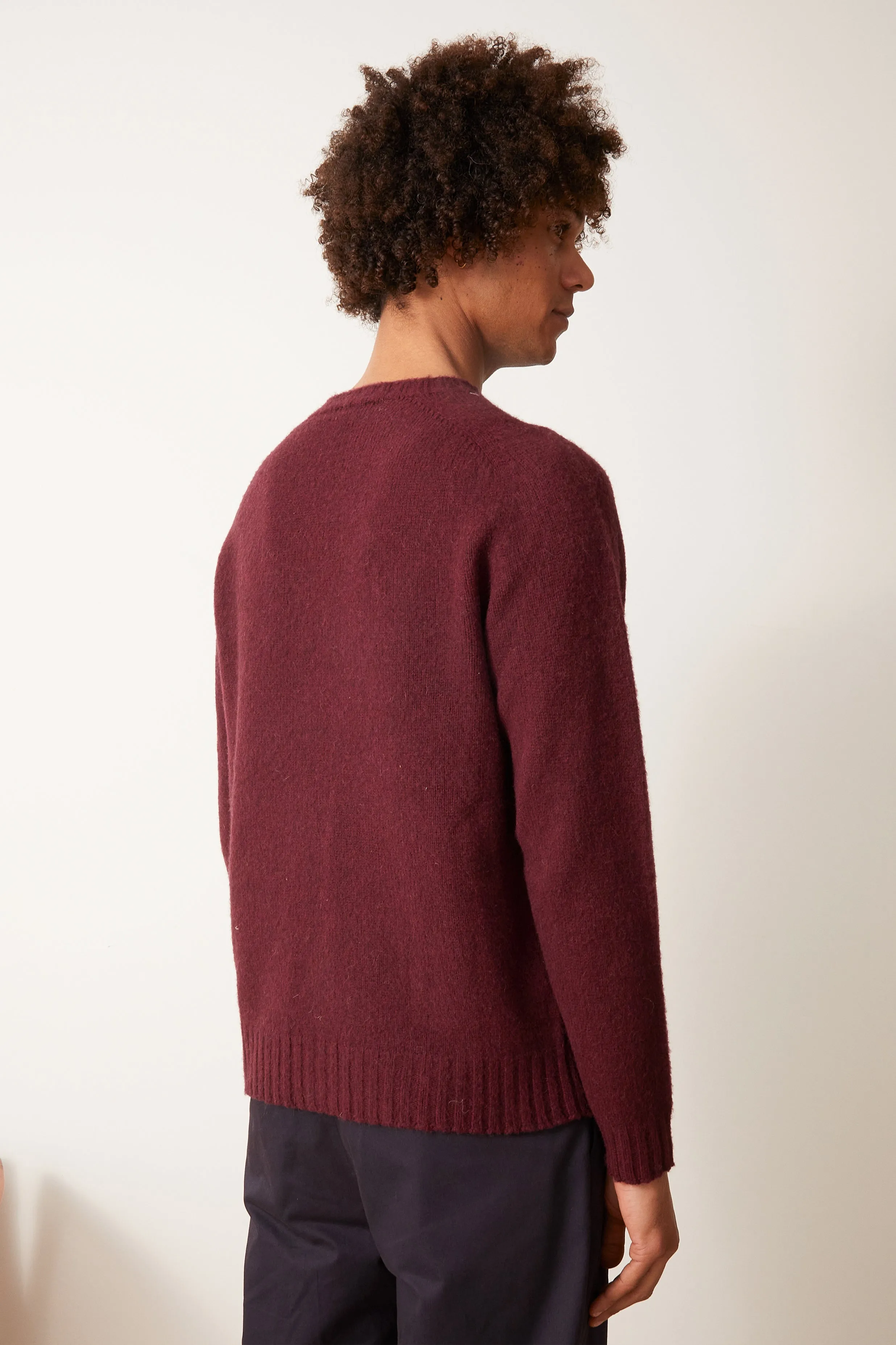 John sweater in burgundy
