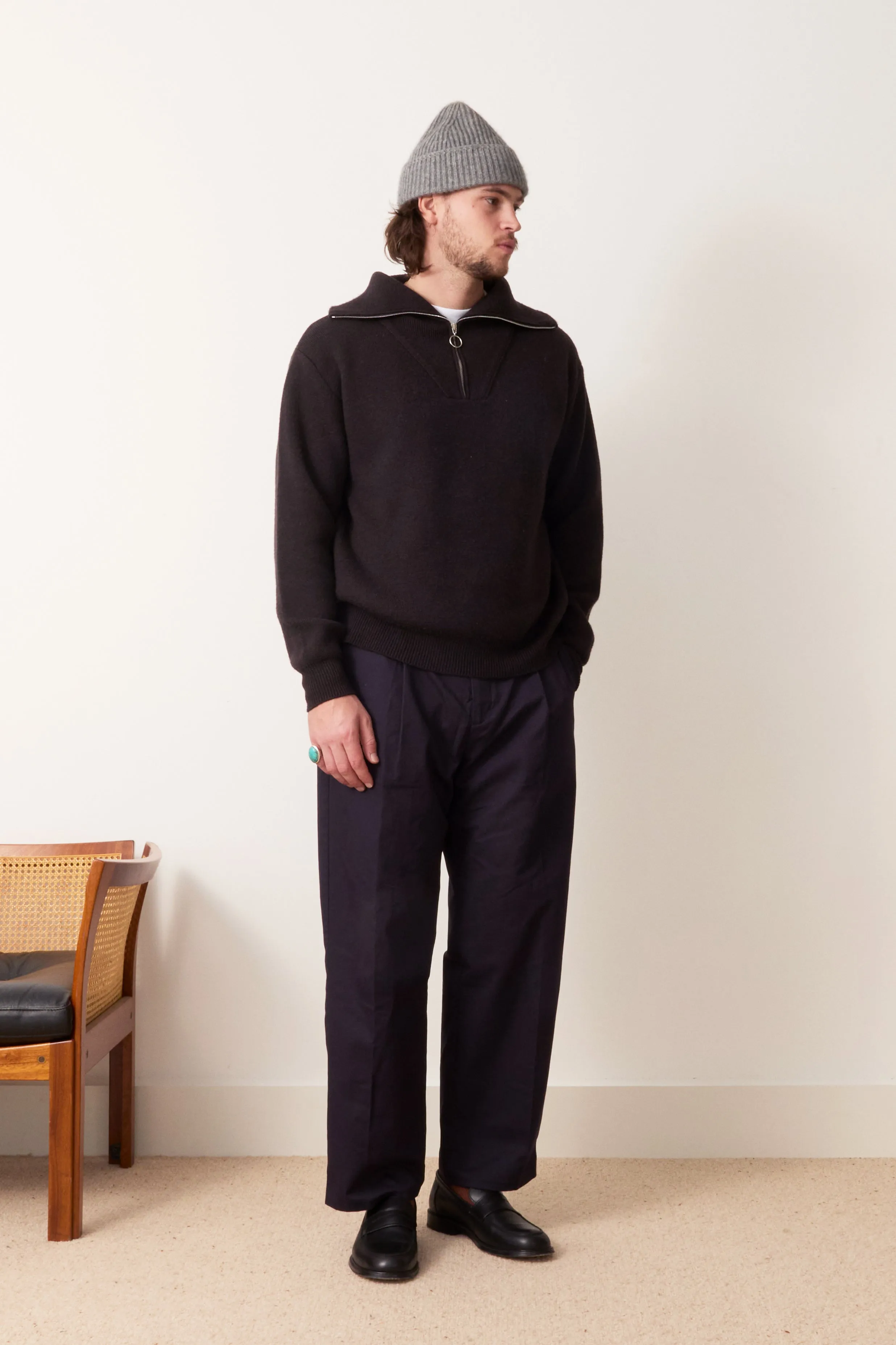 Matera sweater in chocolate