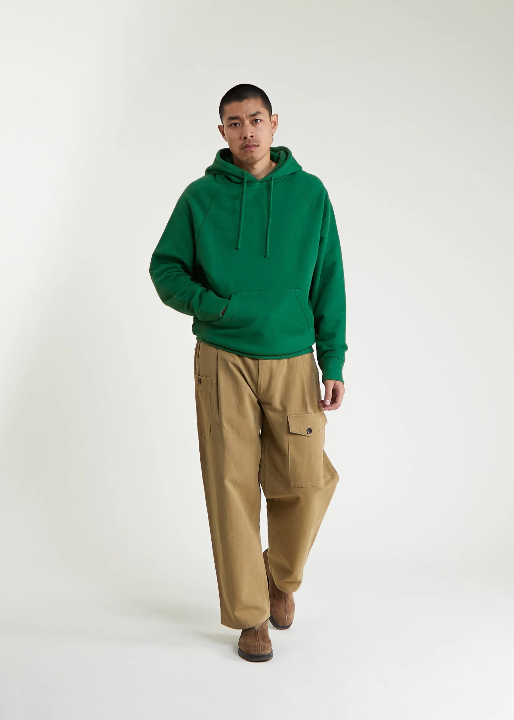 Michigan hoodie in green