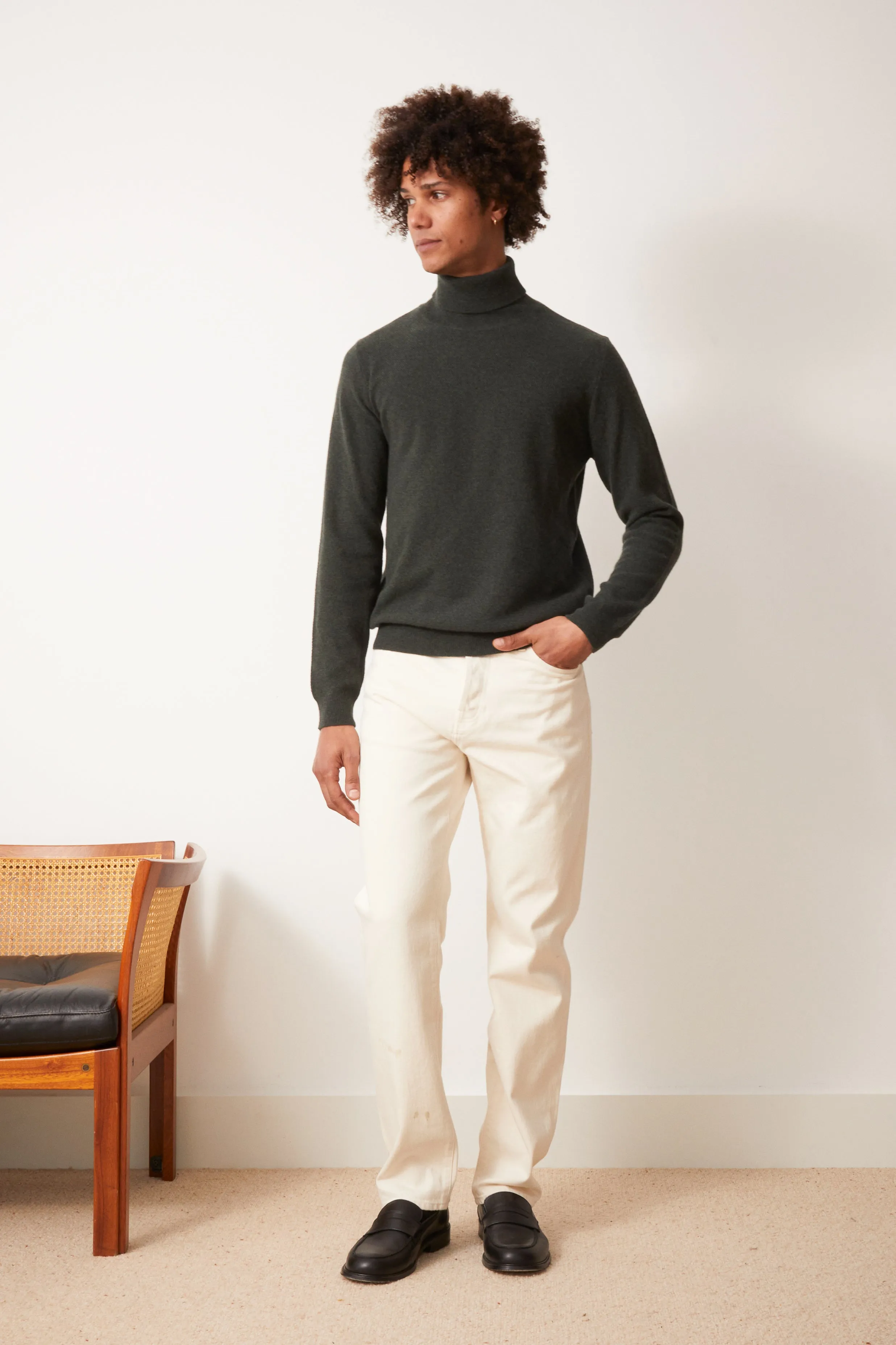 Pietro sweater in loden green