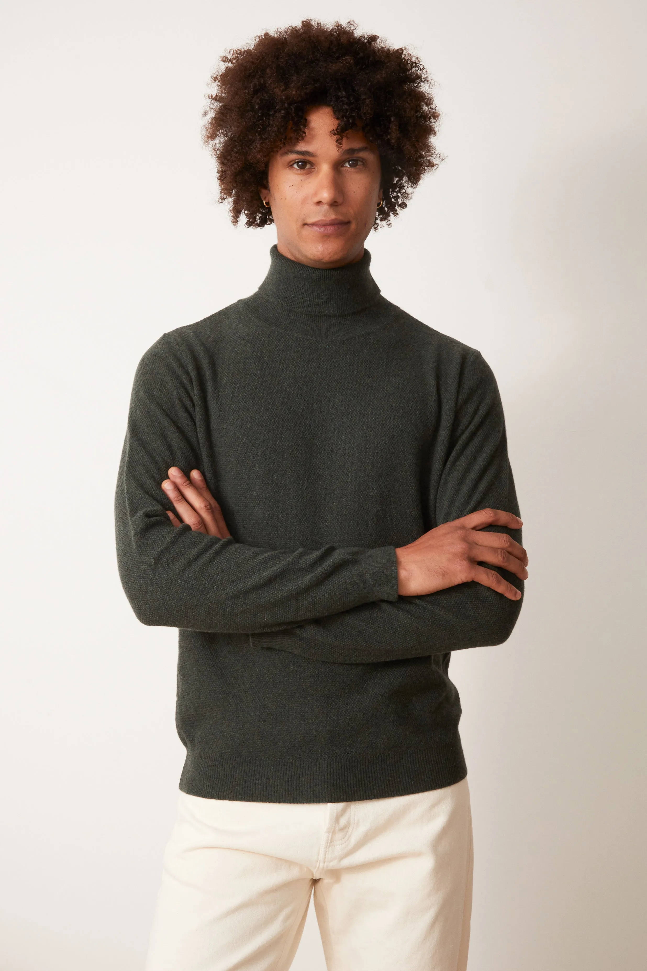 Pietro sweater in loden green