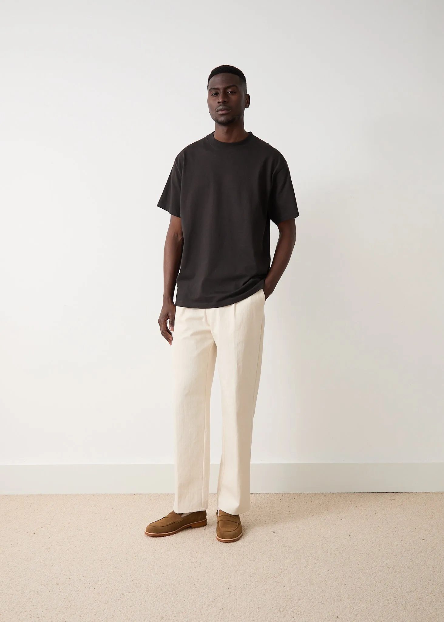 Poetto trousers in ecru