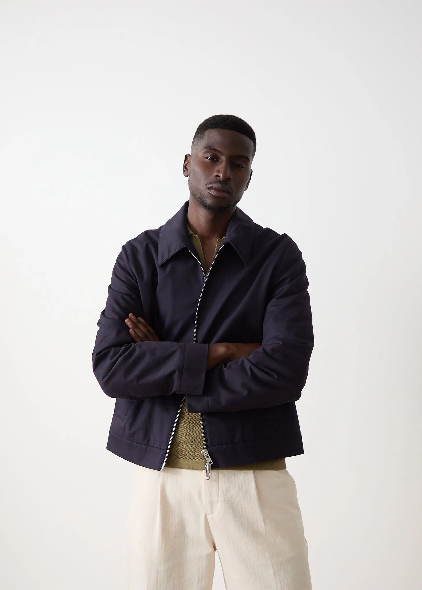 Positano jacket in navy