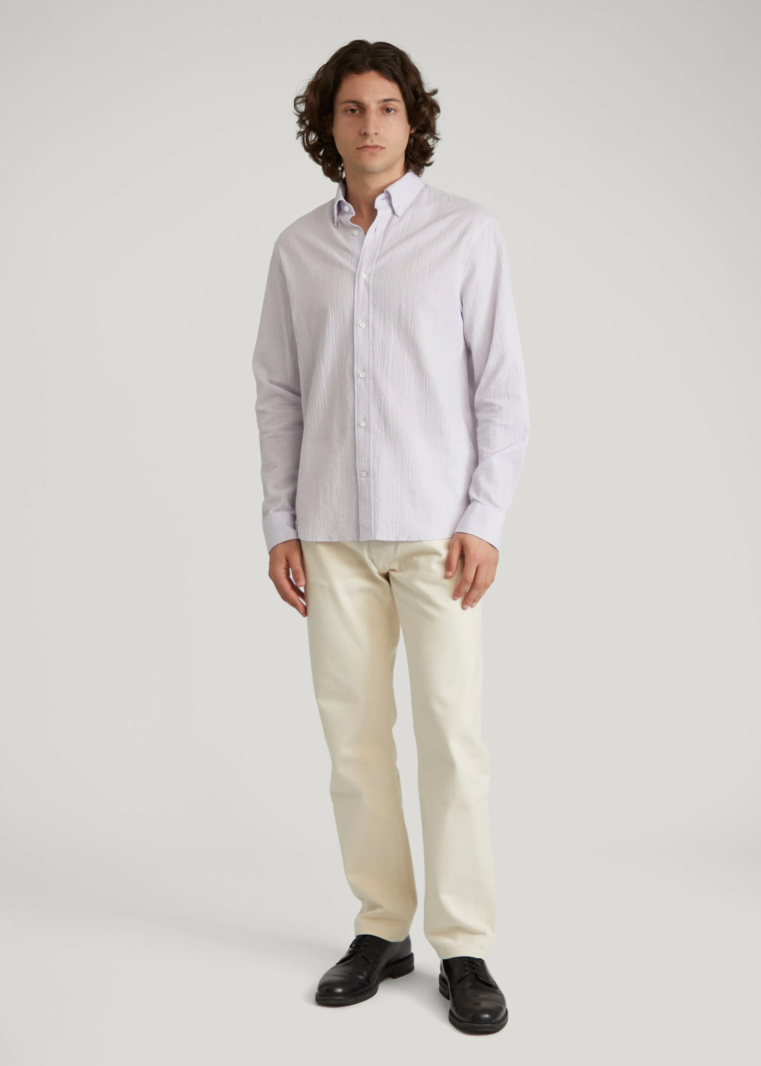 Renji selvedge jeans in ecru