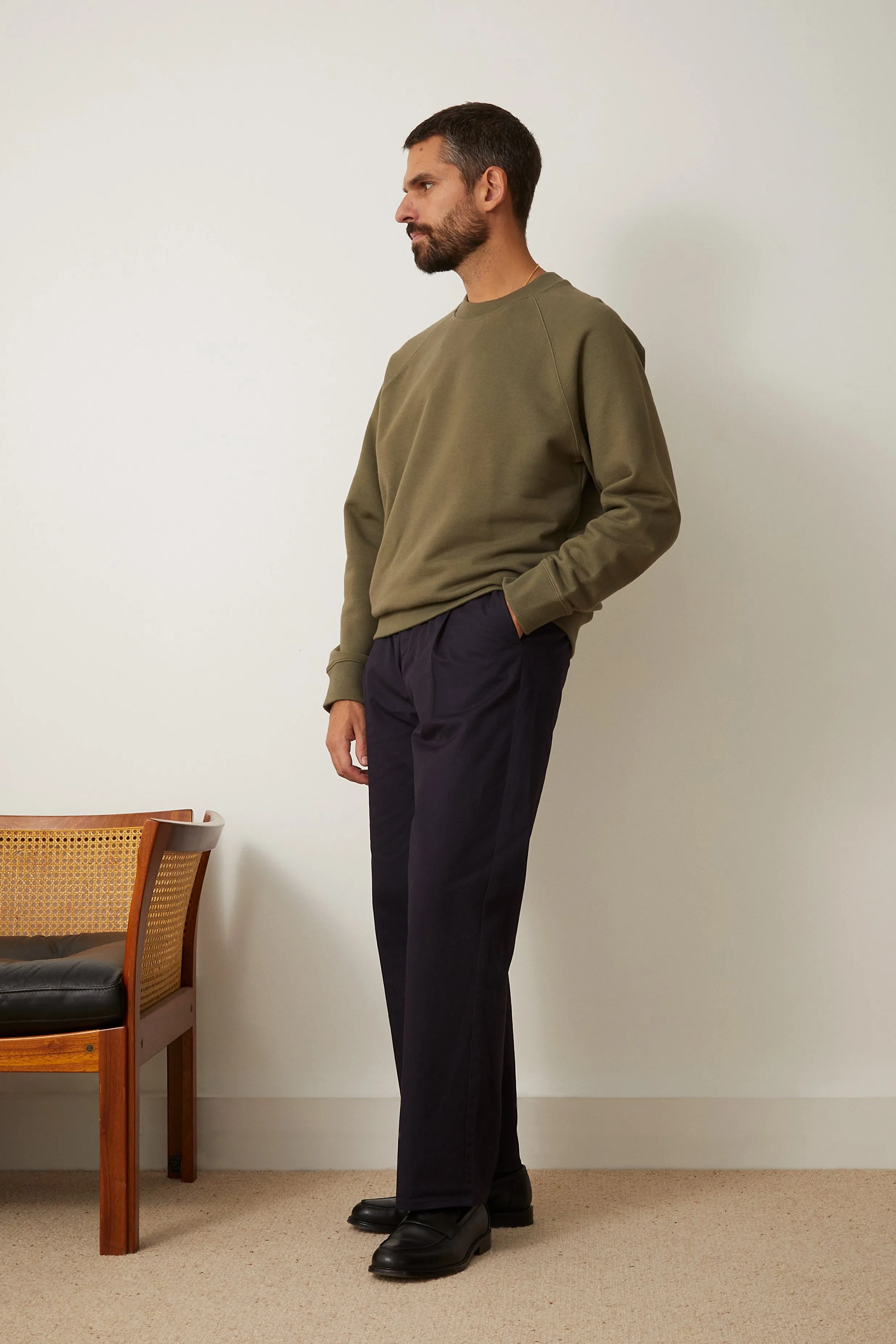 Rhode sweatshirt in khaki