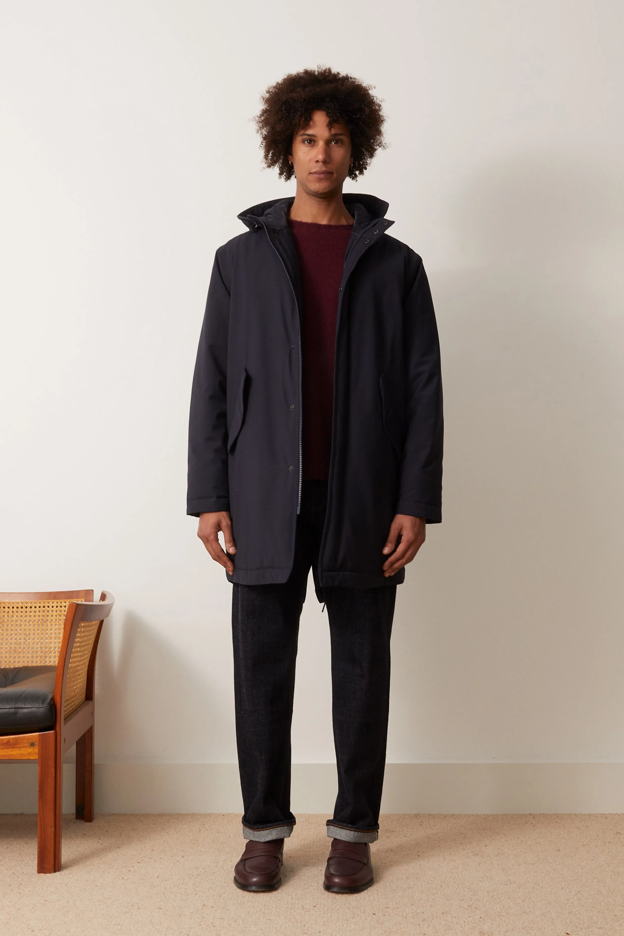 Tamaro parka in navy
