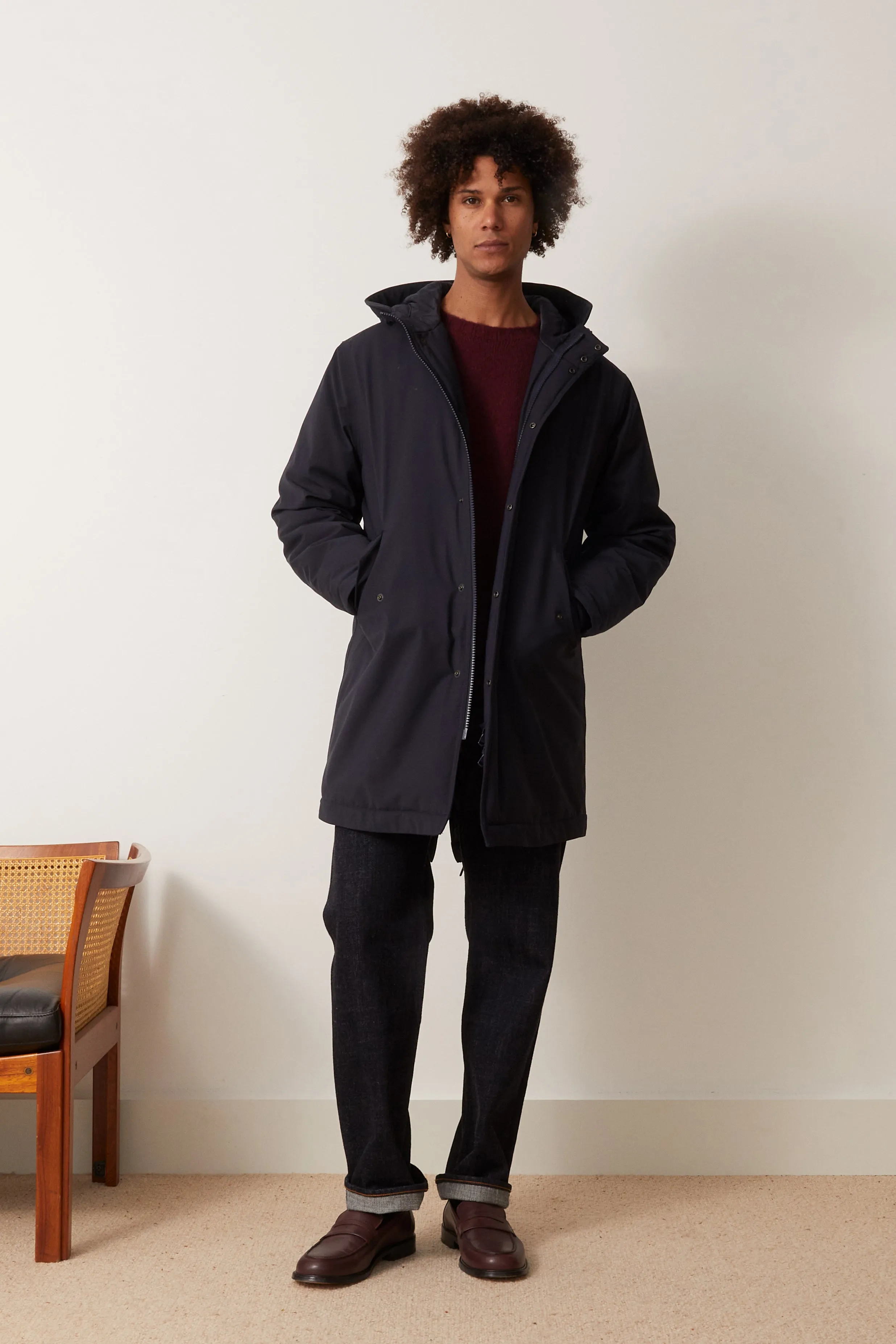 Tamaro parka in navy