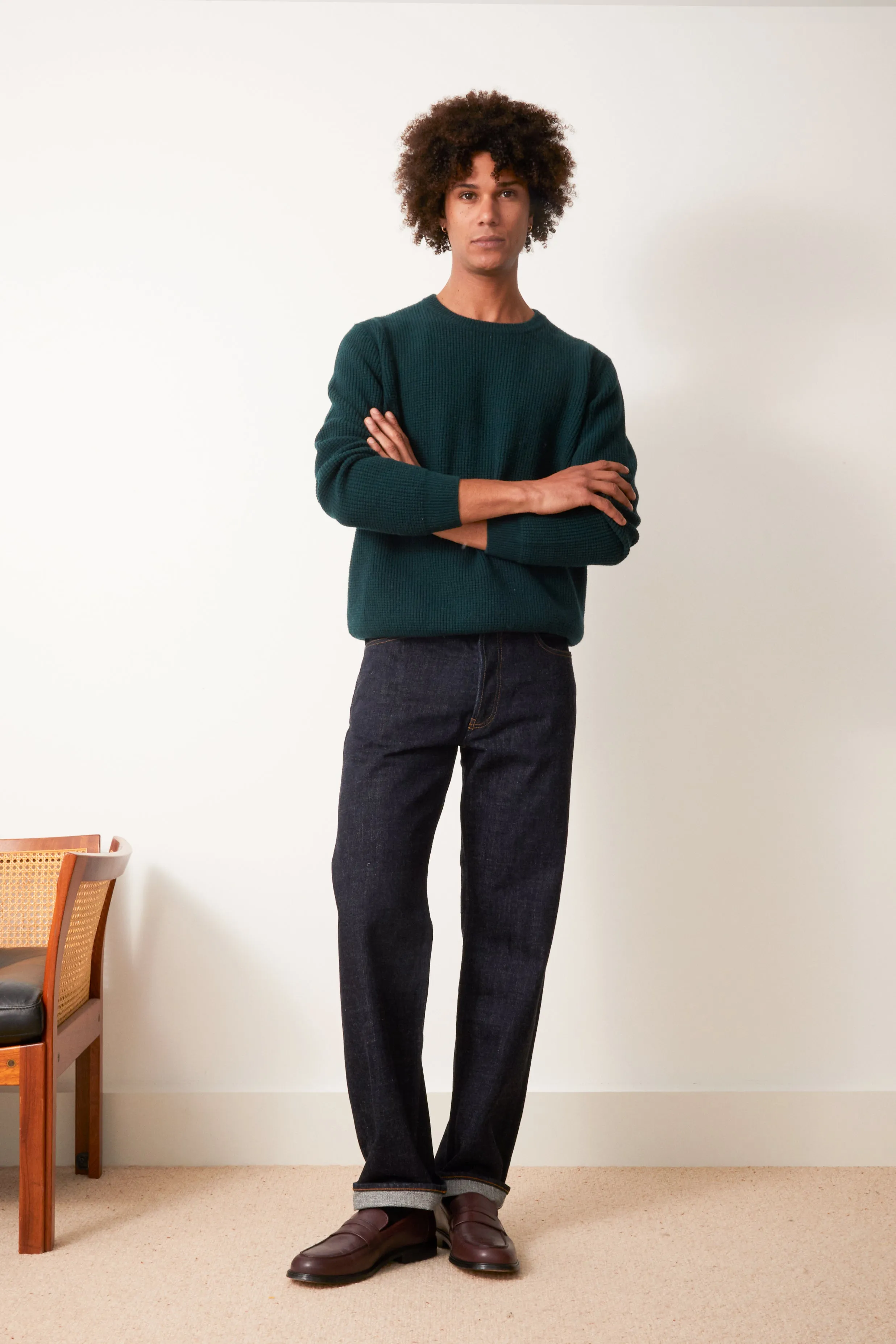 Verone sweater in forest green