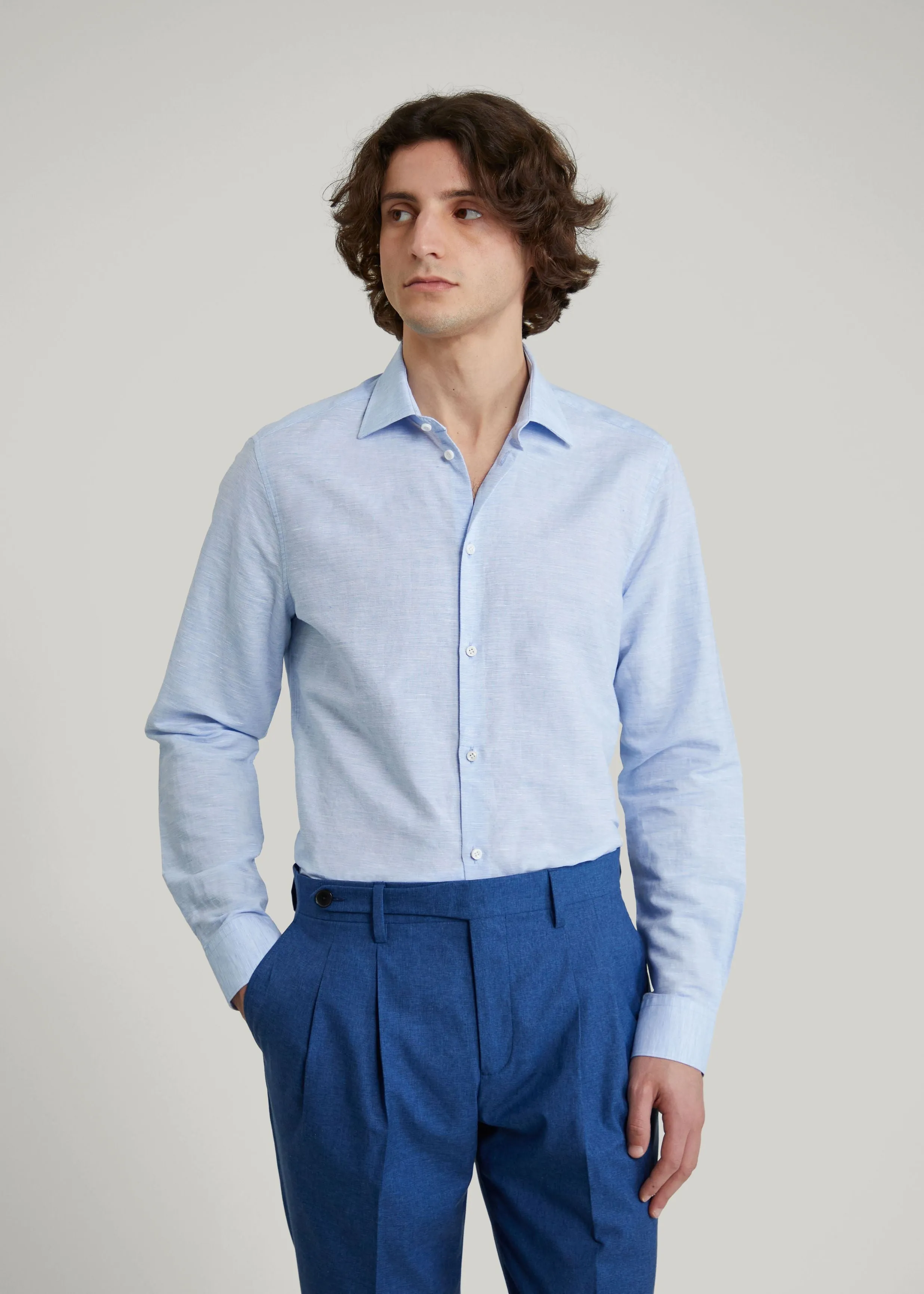 Volpaia shirt in sky blue