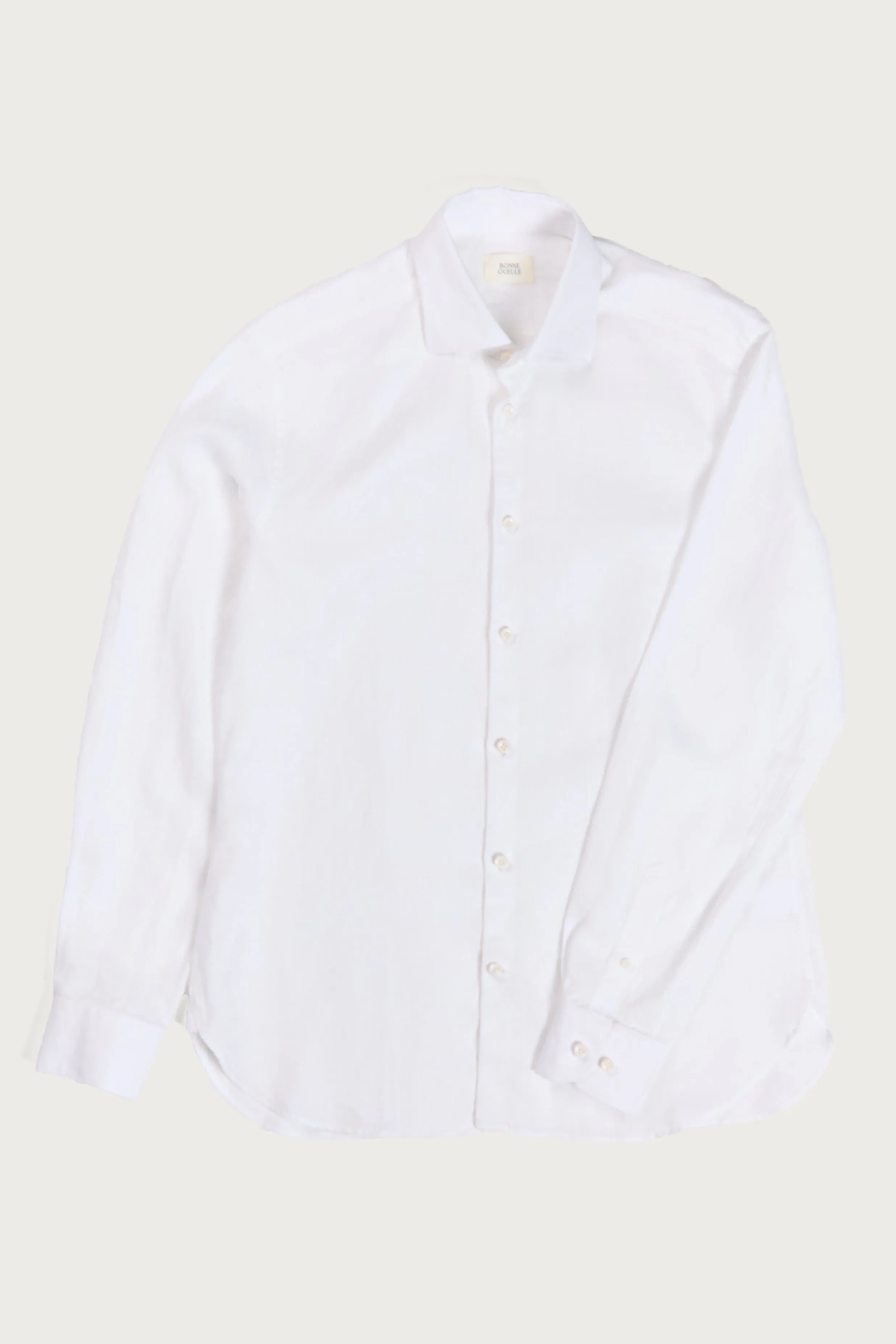 Volpaia shirt in white linen